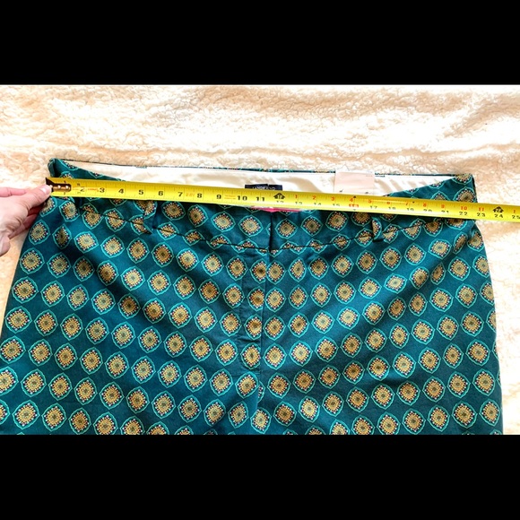 Land’s End Dark Academy Pants Green 14W New - Picture 7 of 9